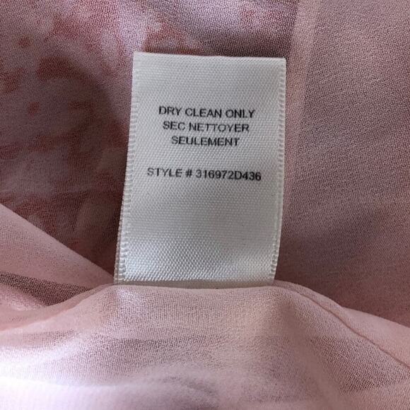 Rebecca Taylor Provence Block Dress Silk Sleeveless Floral Red Combo Size 2 - Picture 10 of 12